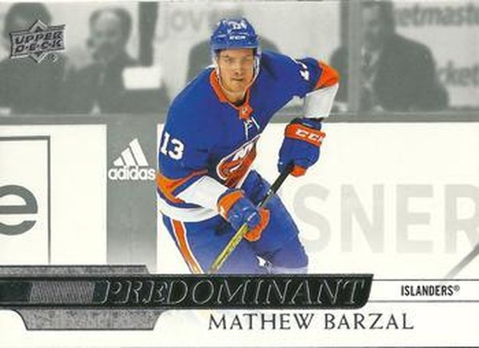 #PR-35 Mathew Barzal - New York Islanders - 2020-21 Upper Deck - Predominant Hockey