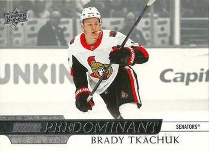 #PR-4 Brady Tkachuk - Ottawa Senators - 2020-21 Upper Deck - Predominant Hockey