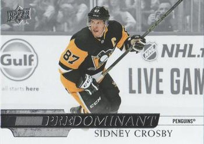 #PR-8 Sidney Crosby - Pittsburgh Penguins - 2020-21 Upper Deck - Predominant Hockey