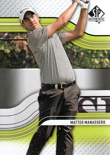 #R4 Matteo Manassero - 2012 SP Authentic - Rookie Extended Series Golf