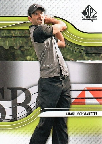 #R6 Charl Schwartzel - 2012 SP Authentic - Rookie Extended Series Golf