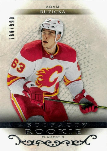 #RED185 Adam Ruzicka - Calgary Flames - 2021-22 Upper Deck Artifacts Hockey