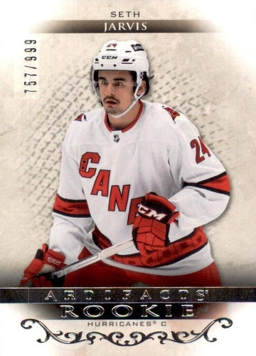 #RED186 Seth Jarvis - Carolina Hurricanes - 2021-22 Upper Deck Artifacts Hockey