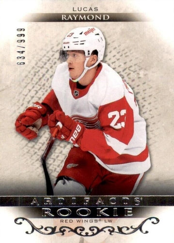 #RED191 Lucas Raymond - Detroit Red Wings - 2021-22 Upper Deck Artifacts Hockey