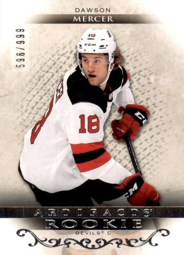 #RED198 Dawson Mercer - New Jersey Devils - 2021-22 Upper Deck Artifacts Hockey