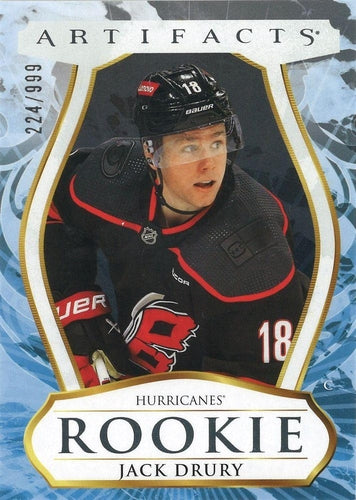 #RED206 Jack Drury - Carolina Hurricanes - 2023-24 Upper Deck Artifacts Hockey