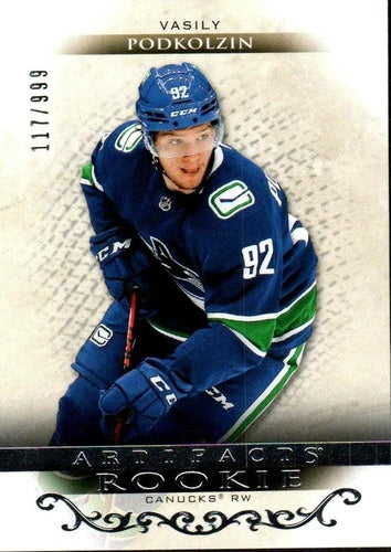 #RED209 Vasily Podkolzin - Vancouver Canucks - 2021-22 Upper Deck Artifacts Hockey