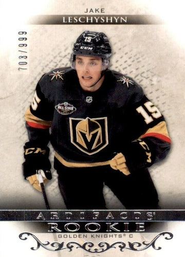 #RED210 Jake Leschyshyn - Vegas Golden Knights - 2021-22 Upper Deck Artifacts Hockey