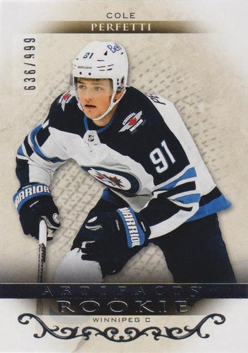 #RED212 Cole Perfetti - Winnipeg Jets - 2021-22 Upper Deck Artifacts Hockey
