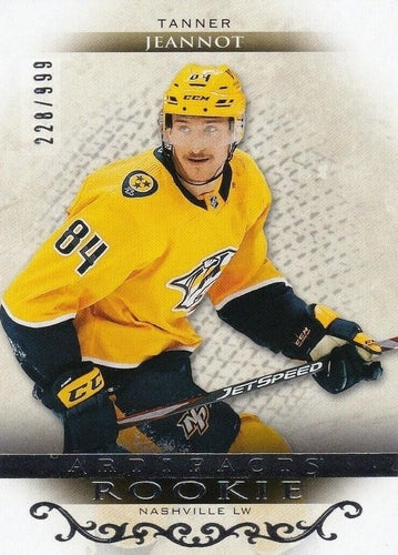 #RED215 Tanner Jeannot - Nashville Predators - 2021-22 Upper Deck Artifacts Hockey