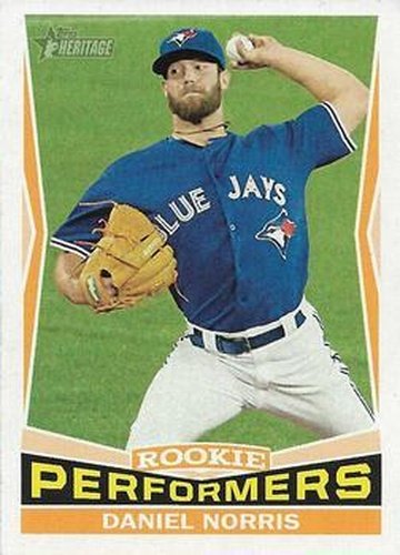 #RP-8 Daniel Norris - Toronto Blue Jays - 2015 Topps Heritage - Rookie Performers Baseball