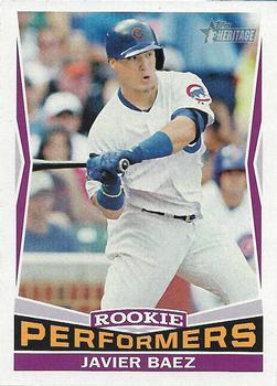 #RP-9 Javier Baez - Chicago Cubs - 2015 Topps Heritage - Rookie Performers Baseball