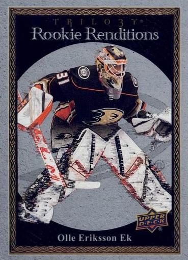 #RR-12 Olle Eriksson Ek - Anaheim Ducks - 2023-24 Upper Deck Trilogy - Rookie Renditions Hockey