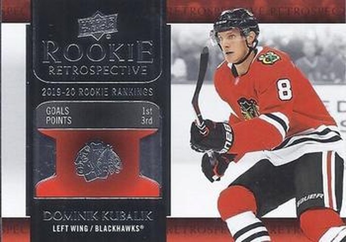 #RR-1 Dominik Kubalik - Chicago Blackhawks - 2020-21 Upper Deck - Rookie Retrospective Hockey