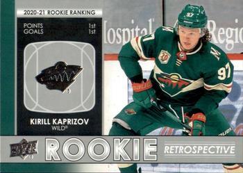 #RR-1 Kirill Kaprizov - Minnesota Wild - 2021-22 Upper Deck - Rookie Retrospective Hockey