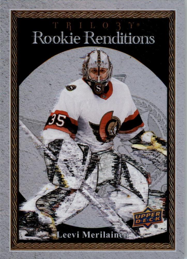 #RR-23 Leevi Merilainen - Ottawa Senators - 2023-24 Upper Deck Trilogy - Rookie Renditions Hockey