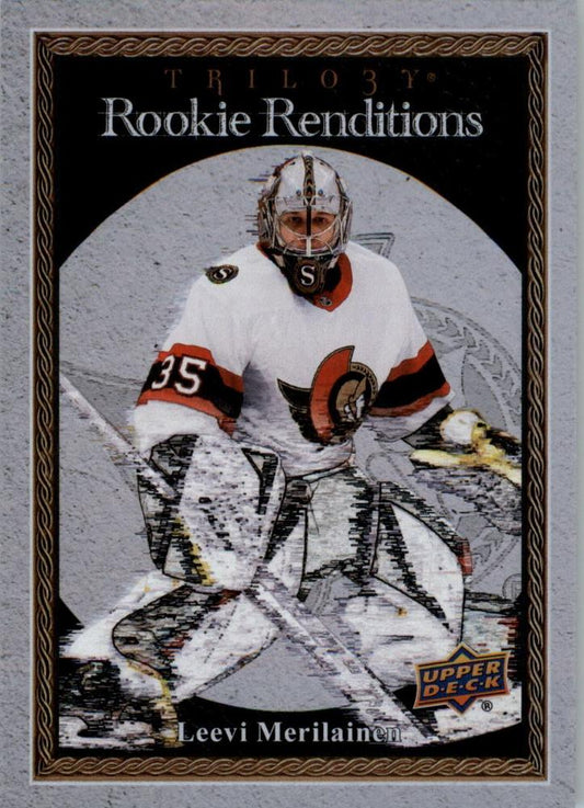 #RR-23 Leevi Merilainen - Ottawa Senators - 2023-24 Upper Deck Trilogy - Rookie Renditions Hockey