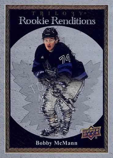 #RR-25 Bobby McMann - Toronto Maple Leafs - 2023-24 Upper Deck Trilogy - Rookie Renditions Hockey