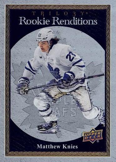 #RR-27 Matthew Knies - Toronto Maple Leafs - 2023-24 Upper Deck Trilogy - Rookie Renditions Hockey