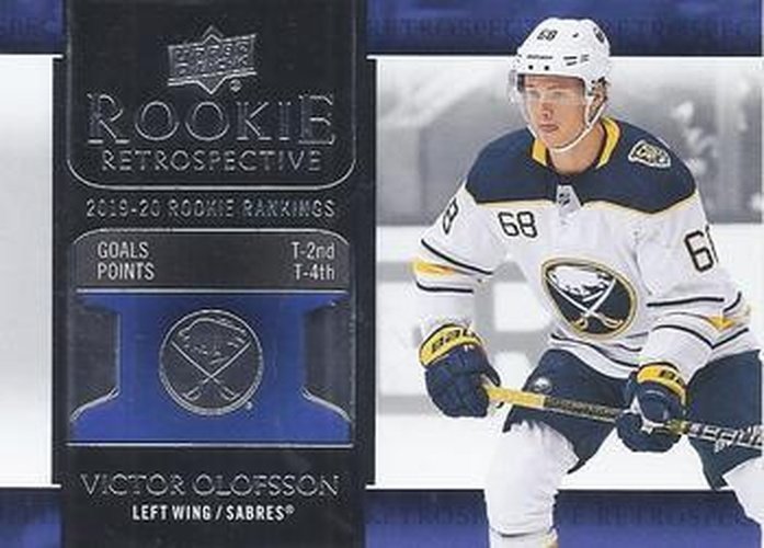 #RR-2 Victor Olofsson - Buffalo Sabres - 2020-21 Upper Deck - Rookie Retrospective Hockey