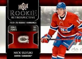 #RR-5 Nick Suzuki - Montreal Canadiens - 2020-21 Upper Deck - Rookie Retrospective Hockey