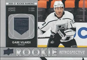 #RR-6 Gabe Vilardi - Los Angeles Kings - 2021-22 Upper Deck - Rookie Retrospective Hockey