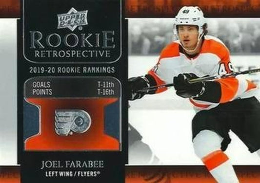 #RR-6 Joel Farabee - Philadelphia Flyers - 2020-21 Upper Deck - Rookie Retrospective Hockey