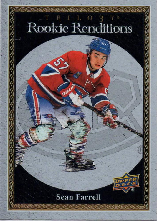 #RR-8 Sean Farrell - Montreal Canadiens - 2023-24 Upper Deck Trilogy - Rookie Renditions Hockey