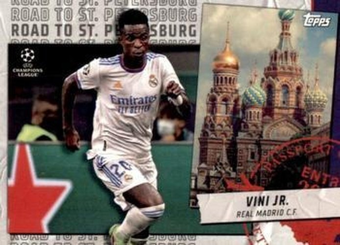 #RSP-01 Vinicius Jr. - Real Madrid CF - 2021-22 Topps UEFA Champions League - Road to St Petersburg Soccer