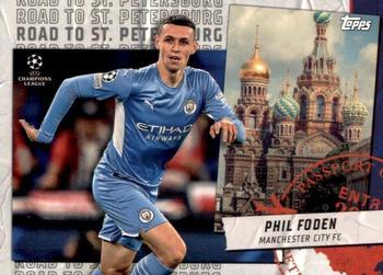 #RSP-04 Phil Foden - Manchester City - 2021-22 Topps UEFA Champions League - Road to St Petersburg Soccer