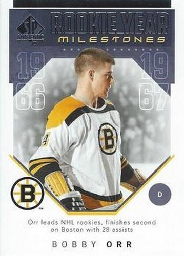 #RYM-BO Bobby Orr - Boston Bruins - 2018-19 SP Authentic - Rookie Year Milestones Hockey