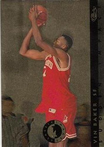 #SI 2 Vin Baker - Milwaukee Bucks - 1993-94 Classic Images Four Sport - Sudden Impact