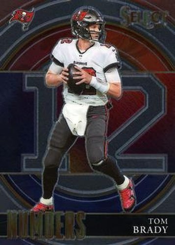 #SN-10 Tom Brady - Tampa Bay Buccaneers - 2021 Panini Select - Select Numbers Football