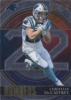 #SN-20 Christian McCaffrey - Carolina Panthers - 2021 Panini Select - Select Numbers Football