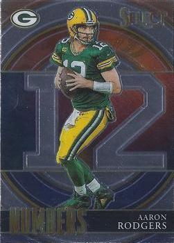 #SN-7 Aaron Rodgers - Green Bay Packers - 2021 Panini Select - Select Numbers Football