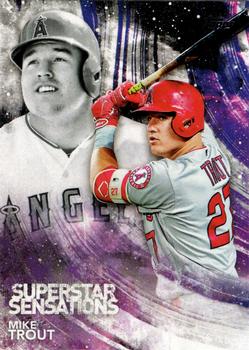 #SSS-1 Mike Trout - Los Angeles Angels - 2018 Topps - Superstar Sensations Baseball