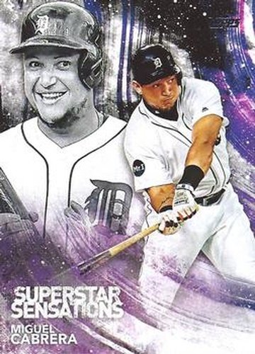 #SSS-17 Miguel Cabrera - Detroit Tigers - 2018 Topps - Superstar Sensations Baseball