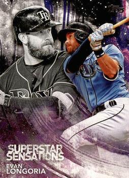 #SSS-24 Evan Longoria - Tampa Bay Rays - 2018 Topps - Superstar Sensations Baseball