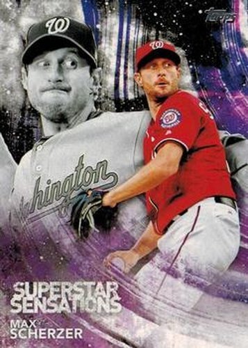#SSS-25 Max Scherzer - Washington Nationals - 2018 Topps - Superstar Sensations Baseball