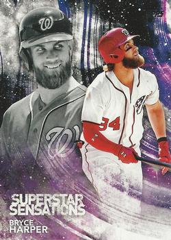 #SSS-31 Bryce Harper - Washington Nationals - 2018 Topps - Superstar Sensations Baseball