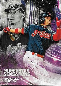 #SSS-35 Francisco Lindor - Cleveland Indians - 2018 Topps - Superstar Sensations Baseball