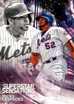 #SSS-49 Yoenis Cespedes - New York Mets - 2018 Topps - Superstar Sensations Baseball