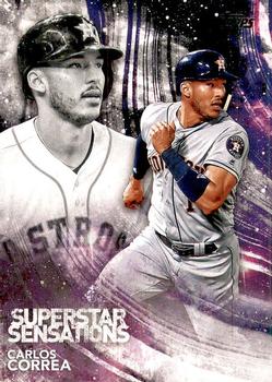#SSS-5 Carlos Correa - Houston Astros - 2018 Topps - Superstar Sensations Baseball