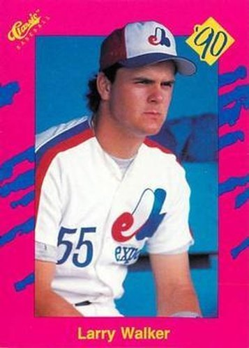 #T16 Larry Walker - Montreal Expos - 1990 Classic Update Baseball