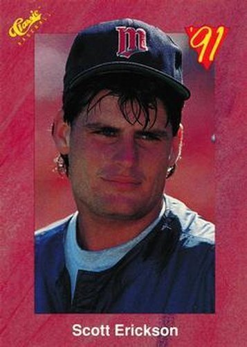 #T16 Scott Erickson - Minnesota Twins - 1991 Classic II Baseball