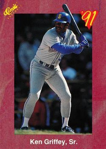 #T21 Ken Griffey, Sr. - Seattle Mariners - 1991 Classic II Baseball