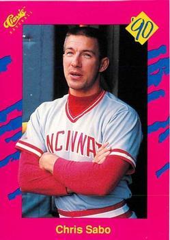 #T43 Chris Sabo - Cincinnati Reds - 1990 Classic Update Baseball