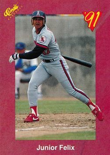 #T48 Junior Felix - California Angels - 1991 Classic II Baseball