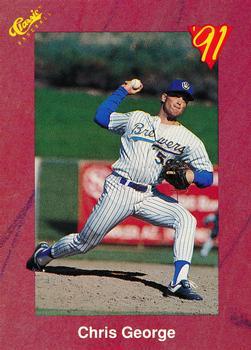 #T50 Chris George - Milwaukee Brewers - 1991 Classic II Baseball