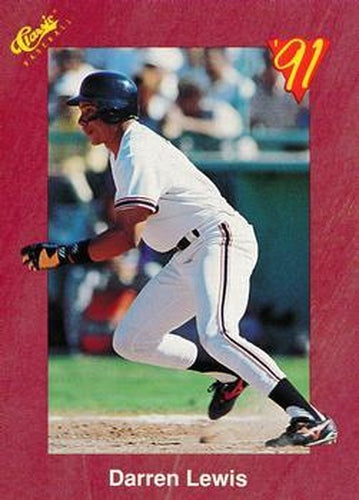 #T54 Darren Lewis - San Francisco Giants - 1991 Classic II Baseball